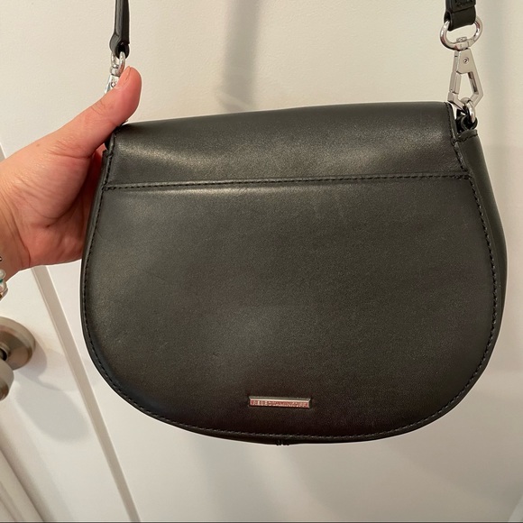 ⭐️ Rebecca Minkoff Sofia Multicolor Tassel Rainbow Black Leather Crossbody Bag - Picture 14 of 16